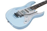 Ibanez Electric Guitar PIA3761C-BLP Blue Powder Steve Vai Signature Edition, inklusive Hartschalenkoffer