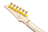 Ibanez Electric Guitar PIA3761-XB Onyx Black Steve Vai Signatur Edition, inklusive Hartschalenkoffer