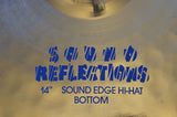 Paiste 2000 Sound Reflections 14" Sound Edge Hi-Hat / Jg. 1988 / B8 Bronze / Made in Switzerland