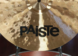 Paiste Alpha Crystal Crash 16" Cymbal, Paiste 2002 Bronze Legierung, Made in Switzerland, neuwertig