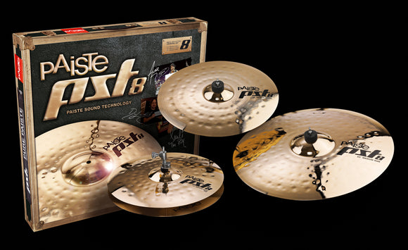 Paiste Cymbalset PST 8 Universal / Ride, Crash und Hi-Hat - originalverpackt