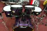 Pearl Drumset ELX Violet Black Burst - Occasion inkl. Hardware