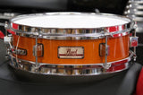 Pearl Snare Drum M-1240 All Maple Piccolo in Amber Lacquer – vollrevidierter Top Zustand - neue Remo Felle