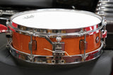 Pearl Snare Drum M-1240 All Maple Piccolo in Amber Lacquer – vollrevidierter Top Zustand - neue Remo Felle
