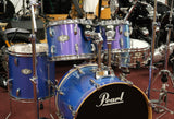 Pearl Drumset Vision in Blue Pearl Effect inkl. Hardware (ohne Becken) - Birkenholzkessel
