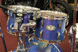 Pearl Drumset Vision in Blue Pearl Effect inkl. Hardware (ohne Becken) - Birkenholzkessel