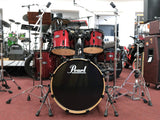Pearl Drumset Vision Bordeaux Metallic Black Hardware (Birch Shell - Birkenholz Kessel) - Occasion