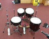 Pearl Drumset Vision Bordeaux Metallic Black Hardware (Birch Shell - Birkenholz Kessel) - Occasion