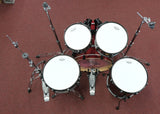 Pearl Drumset Vision Bordeaux Metallic Black Hardware (Birch Shell - Birkenholz Kessel) - Occasion