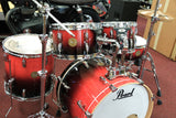Pearl Drumset Vision Red Burst Limited Edition - Vorführmodell inkl. Hardware und Meinl MCS Cymbalsatz