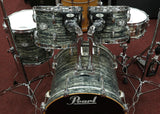 Pearl Drumset Vision VSX Strata Black (All Birch Shell, Farbcode #431), inkl. Hardware, Occasion