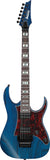 Ibanez Electric Guitar Prestige RG653DX-TDF Transparent Deep Blue Flat inkl. Hardschalenkoffer
