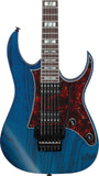 Ibanez Electric Guitar Prestige RG653DX-TDF Transparent Deep Blue Flat inkl. Hardschalenkoffer