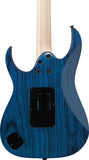 Ibanez Electric Guitar Prestige RG653DX-TDF Transparent Deep Blue Flat inkl. Hardschalenkoffer