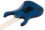 Ibanez Electric Guitar Prestige RG653DX-TDF Transparent Deep Blue Flat inkl. Hardschalenkoffer