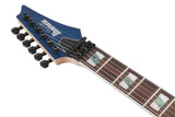 Ibanez Electric Guitar Prestige RG653DX-TDF Transparent Deep Blue Flat inkl. Hardschalenkoffer