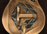 Regal Resonator Gitarre RC-56 Metal Body Tricone Resophonic Copper-Plated Brass