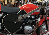 Sigma Acoustic Guitar S000R Black Diamond mit L.R. Baggs EAS-VTC Tonabnehmersystem, inklusive Softcase