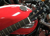 Sigma Acoustic Guitar GJM-1E-MFBK Metallic Flake Black mit Fishman Presys II Tonabnehmer inkl. Gigbag