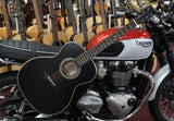 Sigma Acoustic Guitar GME-CH-ABK Ltd. Edt., Aged Black, inkl. Gigbag, Tonabnehmersystem L.R. Baggs VTC