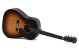 Sigma Acoustic Guitar JM-SGE Slope Shoulder, Tabacco Burst satin, Tonabnehmersystem Sigma CE-304, inkl. Gigbag