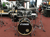 Sonor Drumset Essential Force in Schwarz, Birch Shells (Birkenholzkessel), inkl. Hardwaresatz - Occasion