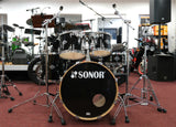 Sonor Drumset Essential Force in Schwarz, Birch Shells (Birkenholzkessel), inkl. Hardwaresatz - Occasion