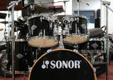 Sonor Drumset Essential Force in Schwarz, Birch Shells (Birkenholzkessel), inkl. Hardwaresatz - Occasion
