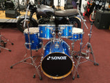 Sonor Drumset Force 3007 Blue Sparkle, Maple Shell, inkl. hochwertiger Hardware 400er Serie - Occ. in Bestzustand