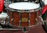 Sonor Snare Drum Signature 14"x8" aus Bubinga Holz - die legendäre Königin aller Snares, 12-Lock Druckguss Spannreifen und Parallel-Abhebevorrichtung