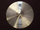 Stagg Hand Hammered Crash Cymbal SH-Serie 16-Inch Rock Crash / B20 Bronze