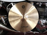 Stagg Hand Hammered Crash Cymbal SH-Serie 18-Inch Rock Crash / B20 Bronze