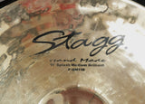 Stagg Splash Cymbal Furia Series 11" - Traditional-Brilliant Finish - hochwertige B20 Bronzelegierung