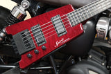 Steinberger E-Bass 5-String Spirit Deluxe Quilted Maple Top Winered Headless Ltd. Edt.