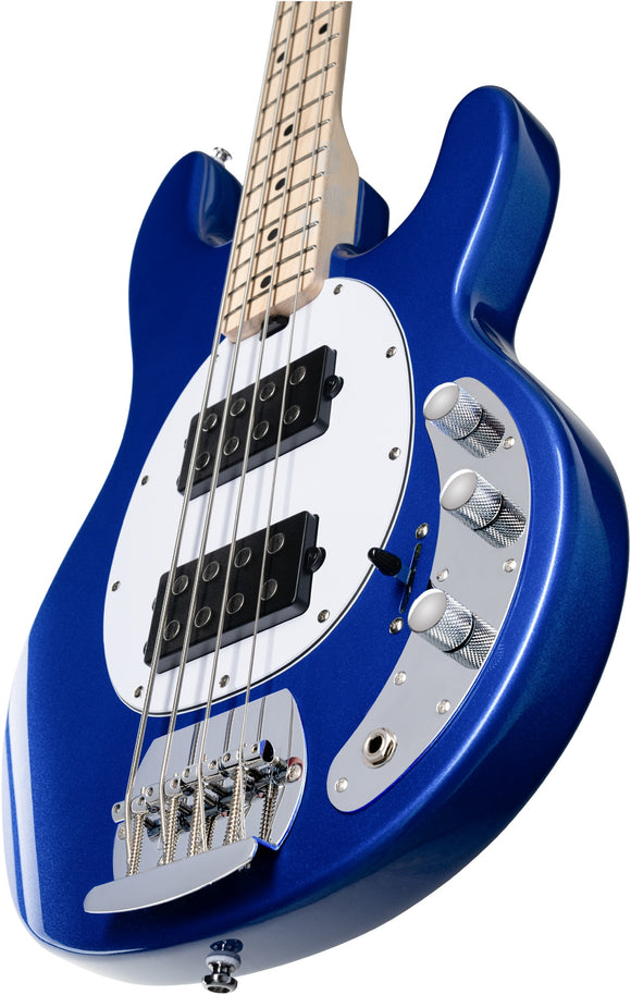 Sterling by Music Man - Sub Series Stingray Ray4HH COBM 4-String Cobra Blue Metallic