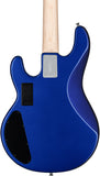 Sterling by Music Man - Sub Series Stingray Ray4HH COBM 4-String Cobra Blue Metallic