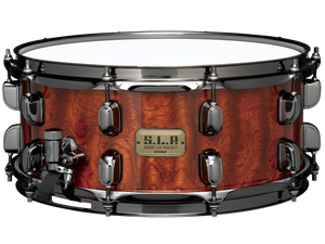 Tama Snare Drum S.L.P. LGB146-NQB 14"x6" All Bubinga Shell with Quilted Bubinga outer ply