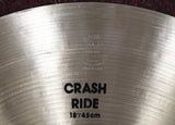 Zildjian Avedis Crash Ride 18" Cymbal / Becken, B20 Bronzelegierung