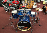 pdp by dw Drumset CX-Series, Blue Pearl, inkl. Centent Sparks B10 Cymbalsatz