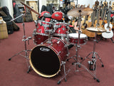 pdp by dw Drumset CX-Series, Red Sparkle, inkl. Centent Sparks B10 Cymbalsatz