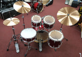 pdp by dw Drumset CX-Series, Red Sparkle, inkl. Centent Sparks B10 Cymbalsatz