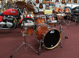 pdp by dw Drumset FX-Series, Tabacco Burst, inkl. Centent Sparks B10 Cymbalsatz