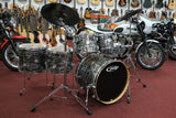 pdp by dw Drumset, Platinum Series, Black Oyster Sparkle, All Maple Shell, inkl. Hardware und Centent Dark Star Cymbals