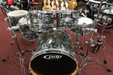 pdp by dw Drumset, Platinum Series, Black Oyster Sparkle, All Maple Shell, inkl. Hardware und Centent Dark Star Cymbals