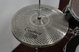 Centent Whisper Low Volume Cymbalsatz in Silver satin, kompletter Satz mit 14" HH, 16", 18", 20"