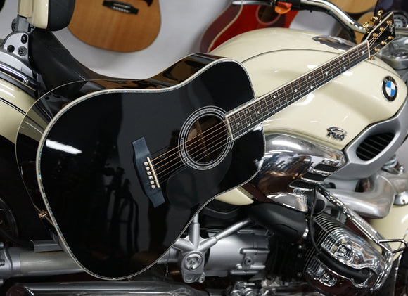 Sigma Acoustic Guitar DT-42 Nashville Ebony (Schwarz) inkl. Gigbag mit Fishman Tonabnehmer