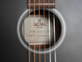 Sigma Acousic Guitar SG-TT15E-SBKB Satin Black Burst inkl. Pickup System und Gigbag