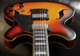 Ibanez Electric Guitar ASV93-TDL Semi Hollow Body in Tricolor Fade Satin