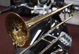 Melton Posaune (Trombone) in Bb, Modell 2239 Rotgold lackiert, inkl. Koffer - Handmade in Germany