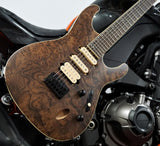 Ibanez Electric Guitar SEW761CW-NTF Figured Black Walnut